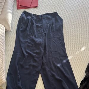 Something Navy Wide Leg Pants in Deep Blue